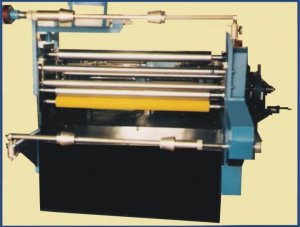 Machine for stitching of paper and foil